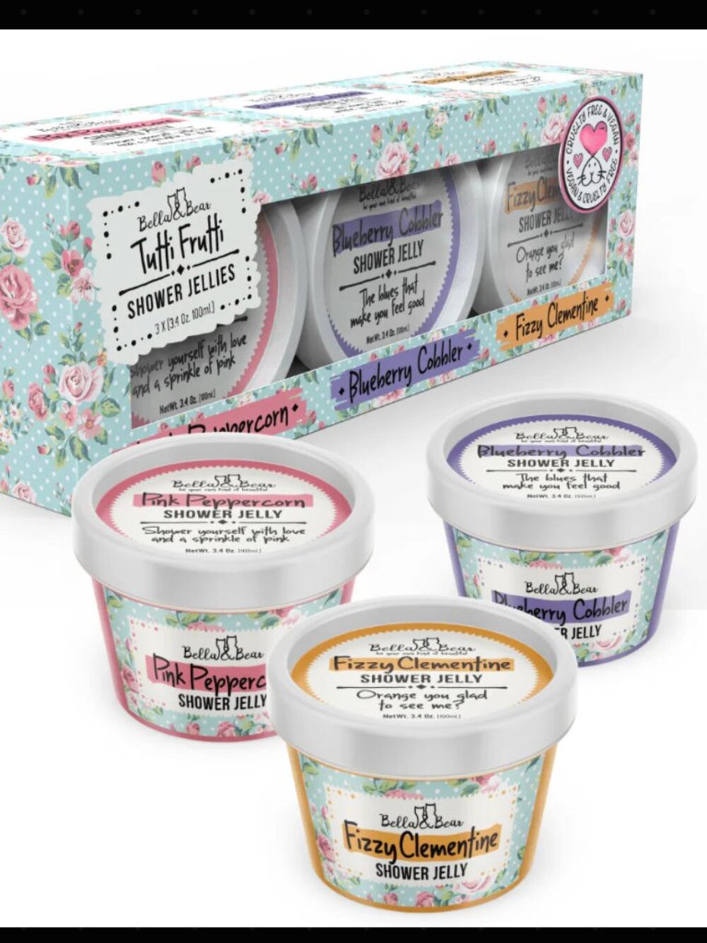 Bella & Bear - Tutti Frutti Shower Jelly Gift Set